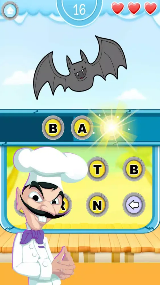 Tangkapan skrin Letter Words Fun Puzzle Games