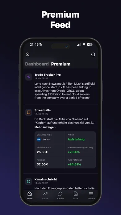 Goldesel App Screenshots