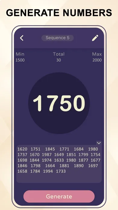Скриншоты Random Number Generator - Num