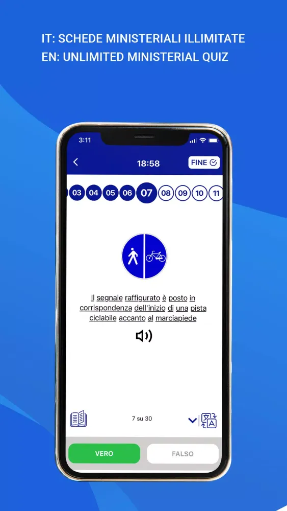 Скриншоты Quiz Patente Tradotto 2024