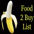 Food Items 2 Buy List Food Items 2 Buy List
