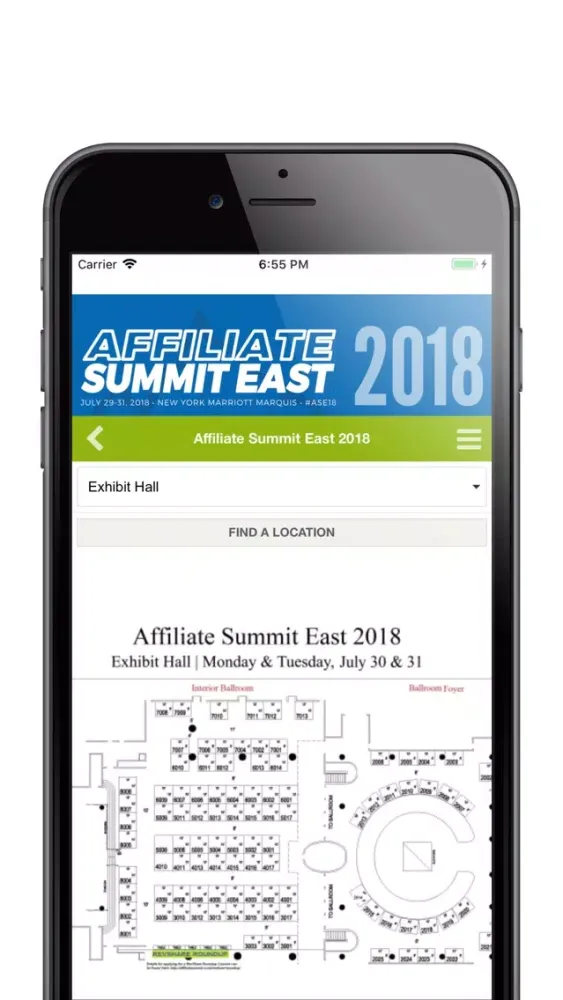 Capturas de tela do Affiliate Summit East 2018
