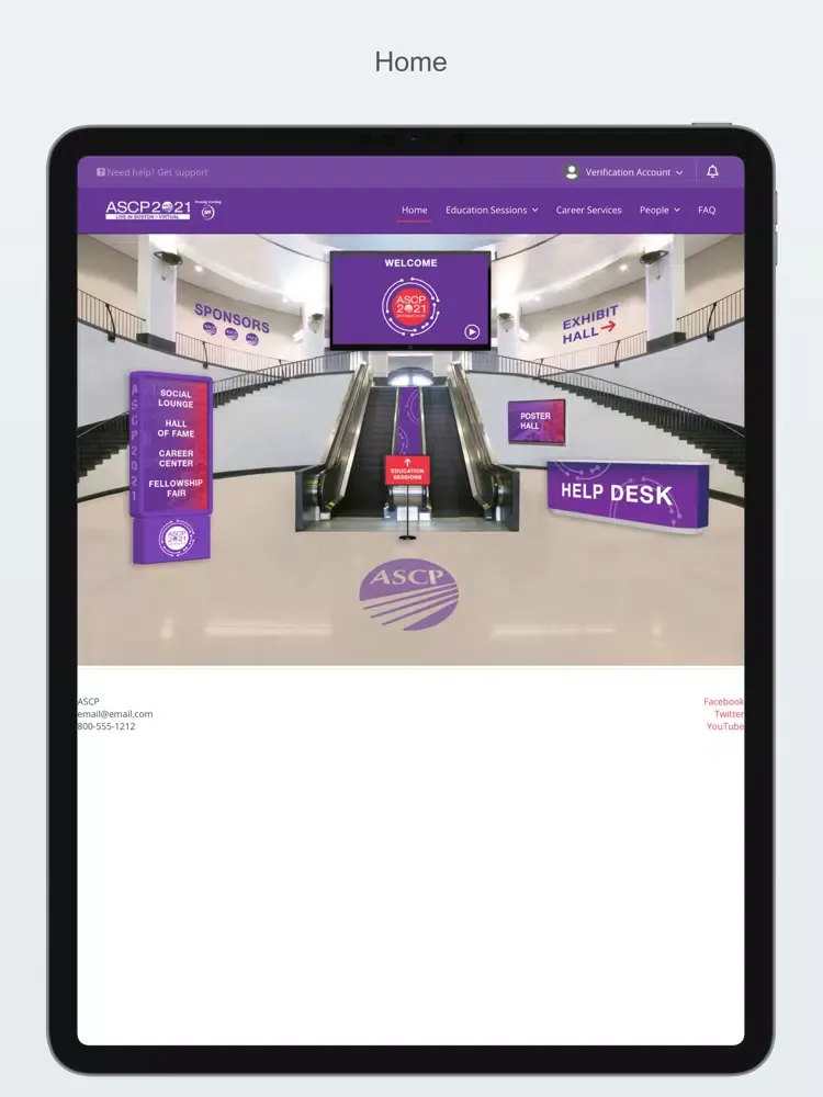 ASCP 2021 Annual Meeting iPad  スクリーンショット