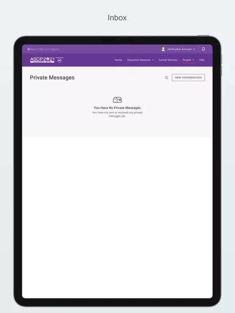 ASCP 2021 Annual Meeting iPad  スクリーンショット