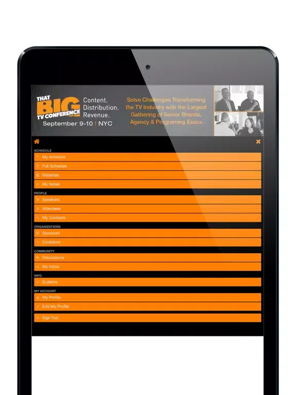 ภาพหน้าจอของ That BIG TV Conference iPad 