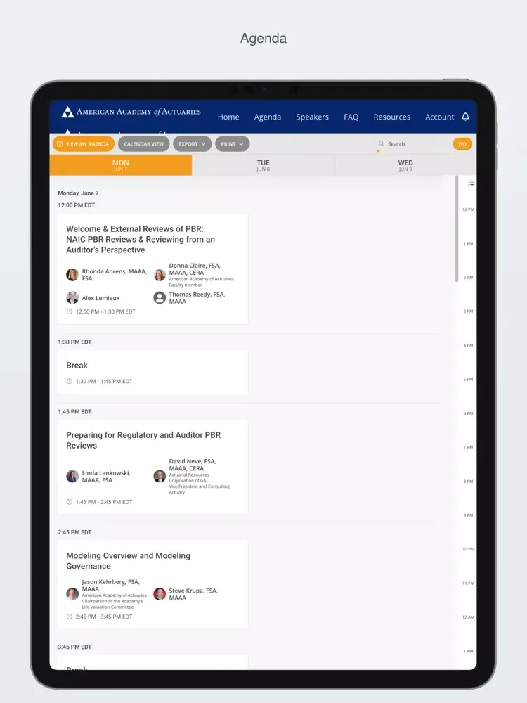 Screenshot di PBR Boot Camp 2021 iPad 