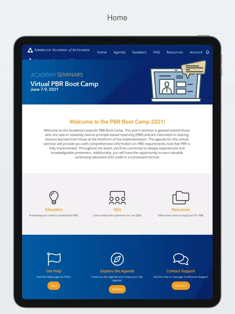 Screenshot di PBR Boot Camp 2021 iPad 