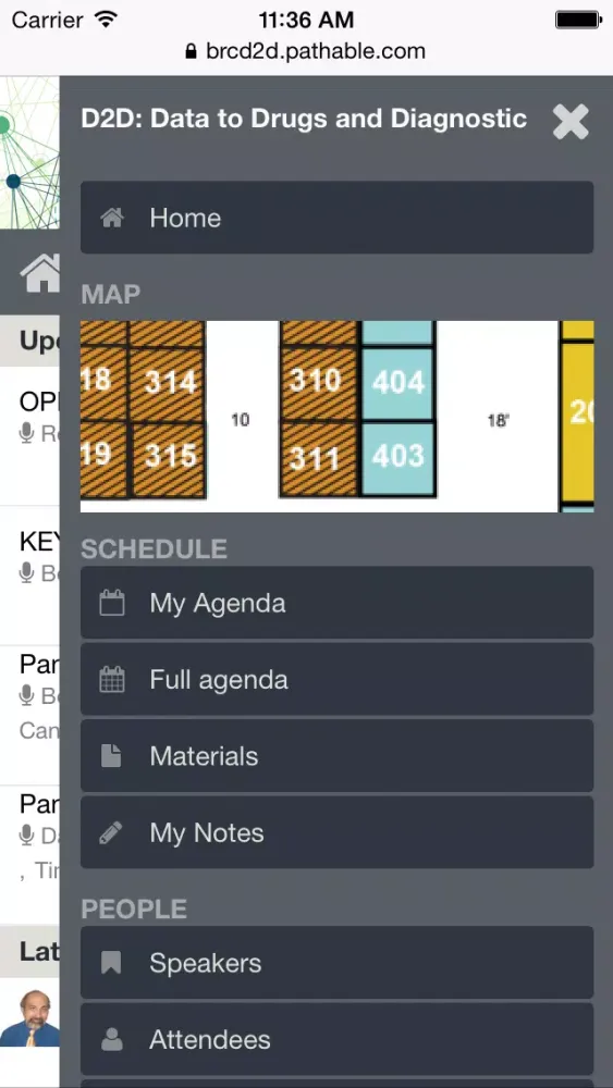 BRC D2D: Data to Drugs and Diagnostics Screenshots