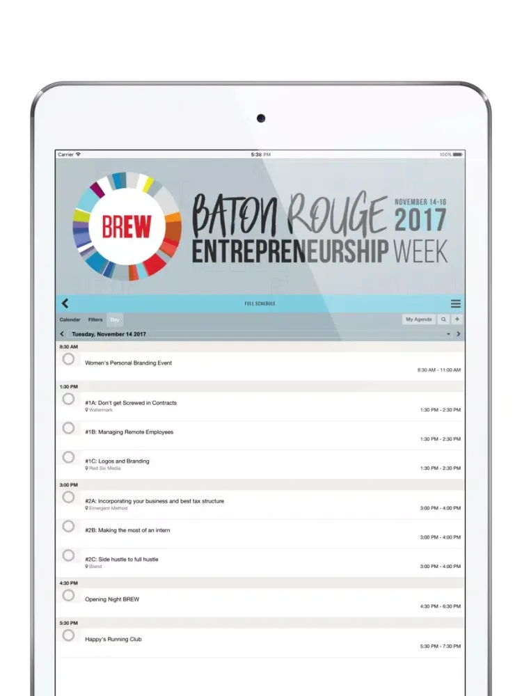 CelebrateBREW2017 iPad  سکرین شاٹس
