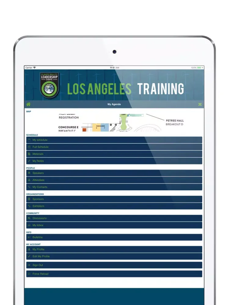 Climate Reality LA Training iPad  Screenshots