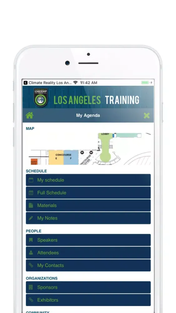 Climate Reality LA Training Screenshots