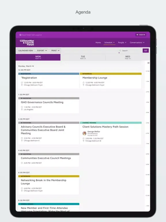 CompTIA 2022 Events iPad 应用截图