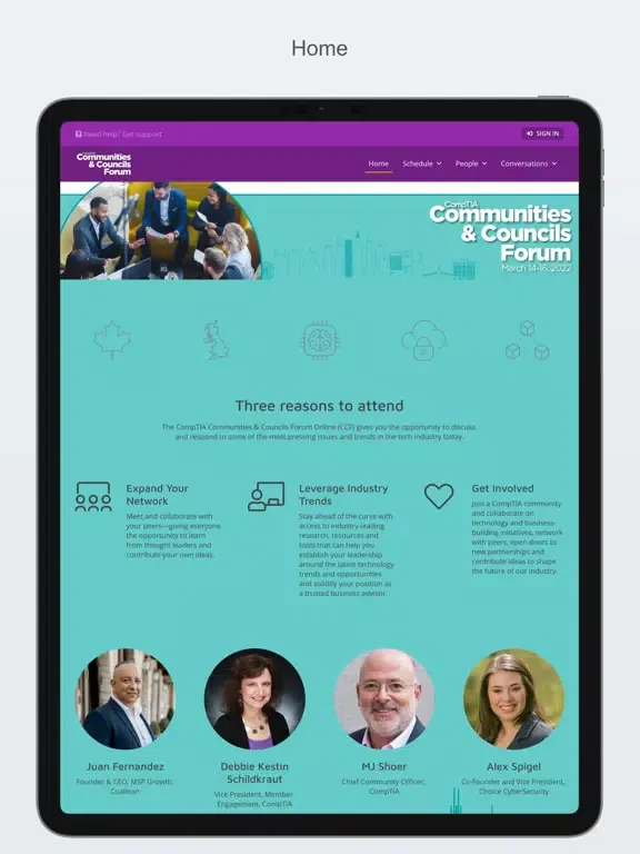 CompTIA 2022 Events iPad 应用截图