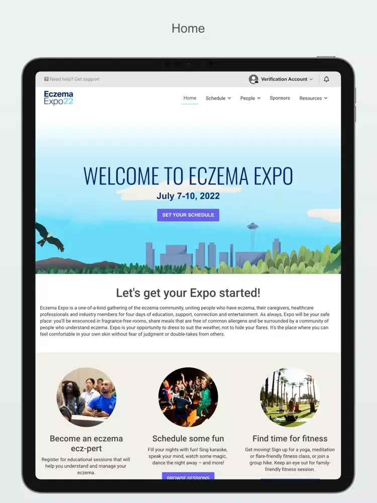 Eczema Expo 2022 iPad  স্ক্রিনশট