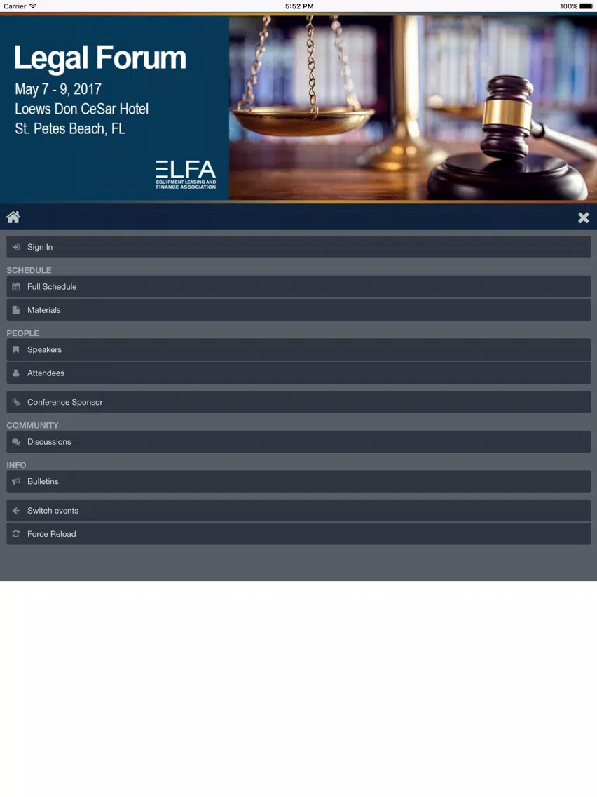 Скриншоты ELFA Events 2019 iPad 