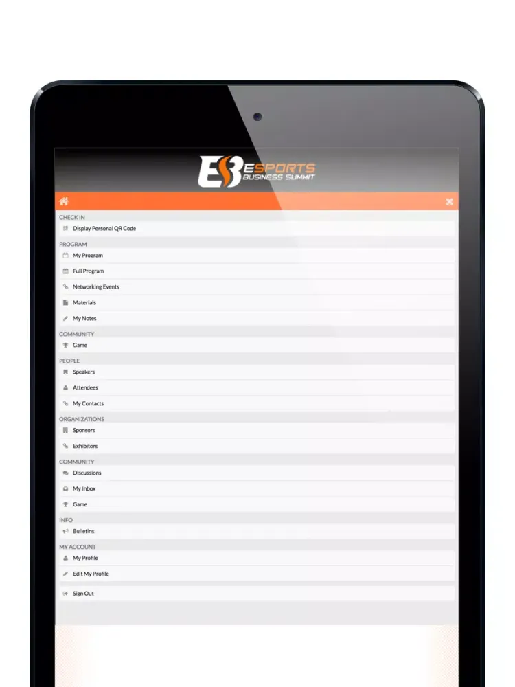 EsportsBizSummit iPad 应用截图
