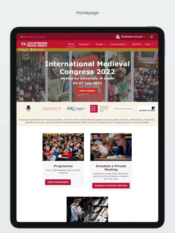 Leeds IMC iPad 应用截图
