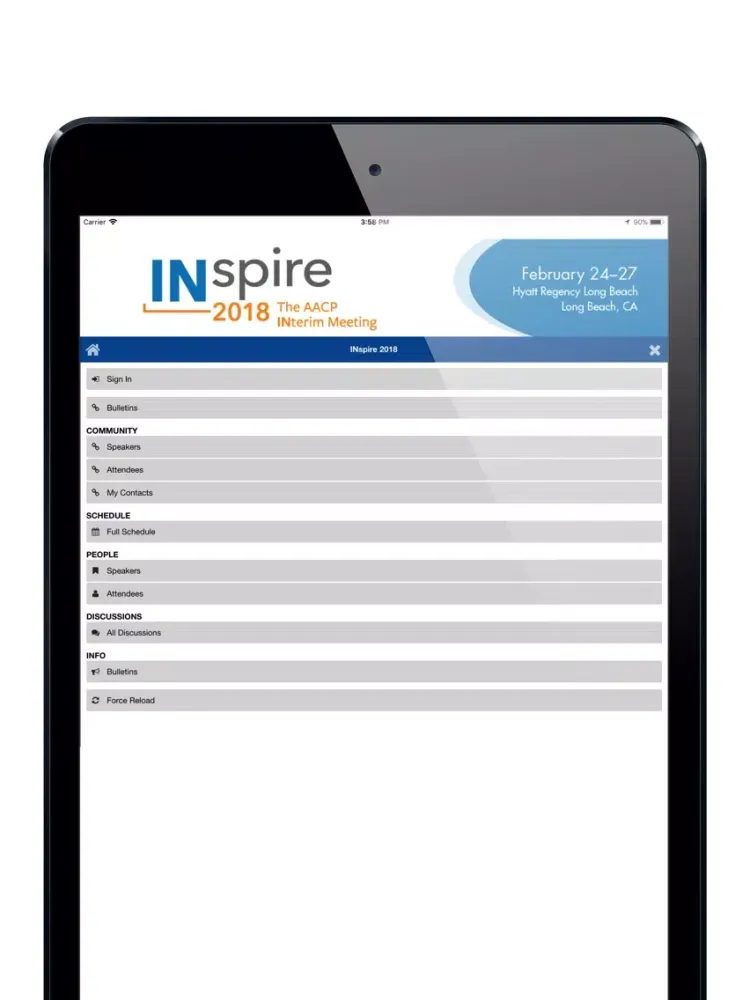INspire 2018 iPad  স্ক্রিনশট