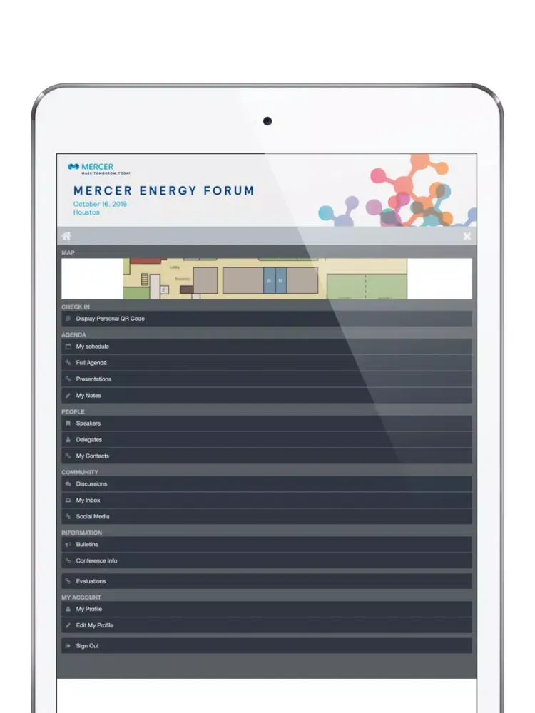 تصاویر Mercer Events iPad 