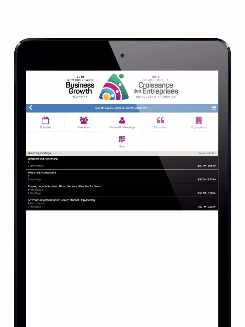 NB Business Growth Summit 2019 iPad 應用截圖