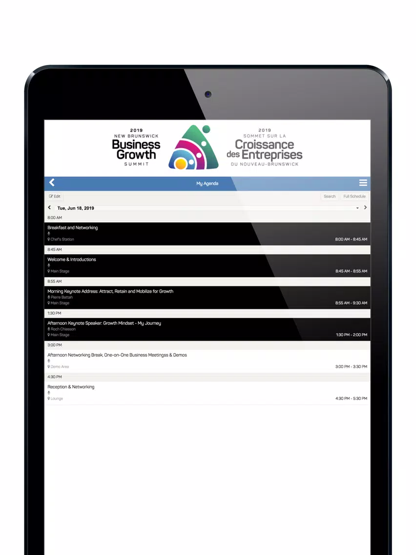 NB Business Growth Summit 2019 iPad 應用截圖