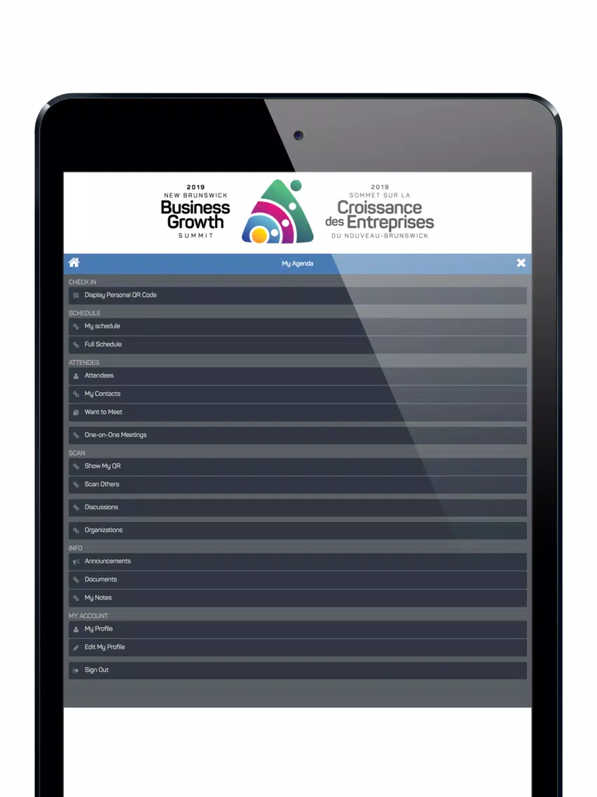 NB Business Growth Summit 2019 iPad 應用截圖