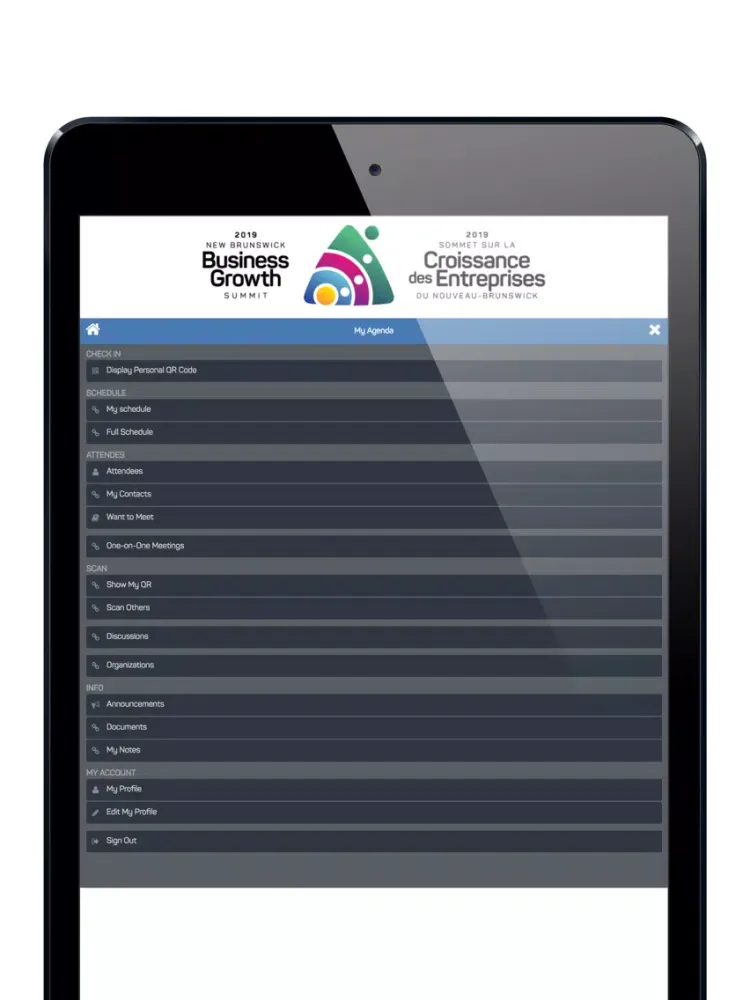 Screenshot di NB Business Growth Summit 2019 iPad 