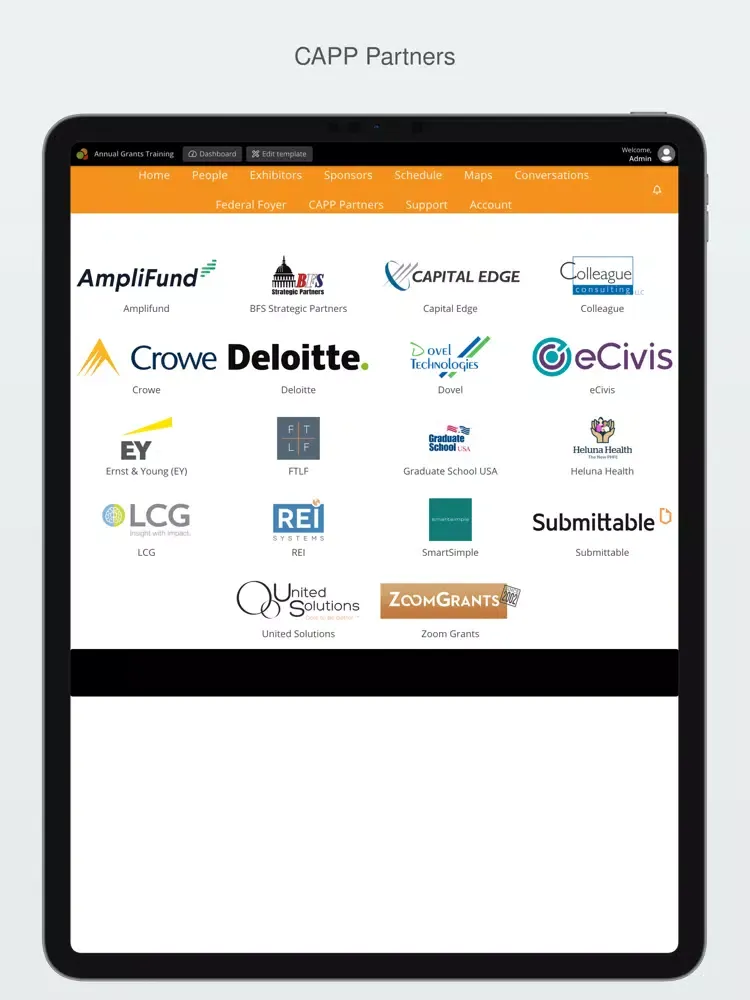 Capturas de pantalla de NGMA Virtual AGT 2020 iPad 