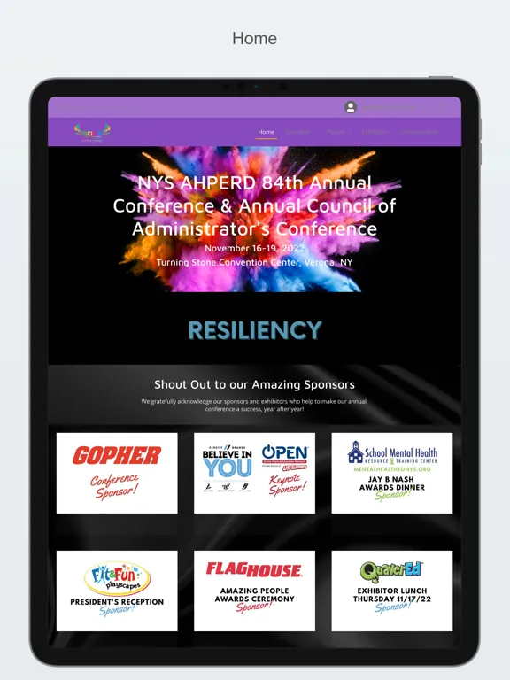 صور NYS AHPERD and COA Conf 2022 iPad 