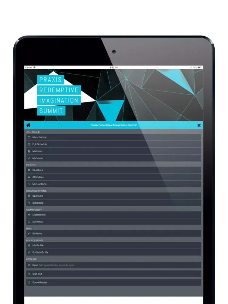 Praxis Summit iPad 應用截圖
