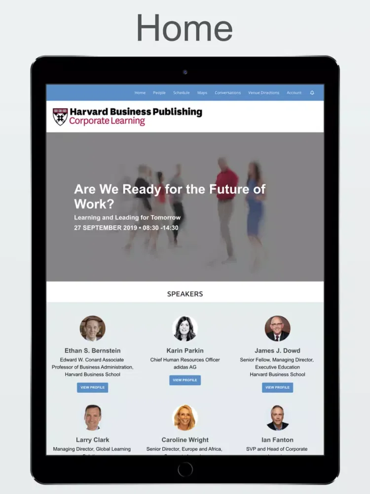 Harvard Business Publishing iPad 应用截图