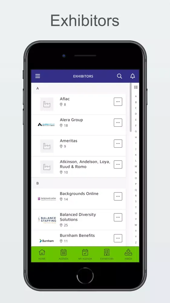 Tangkapan layar SAHRA Conference App