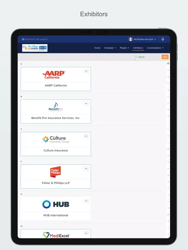 SD SHRM March 2022 Conference iPad  سکرین شاٹس
