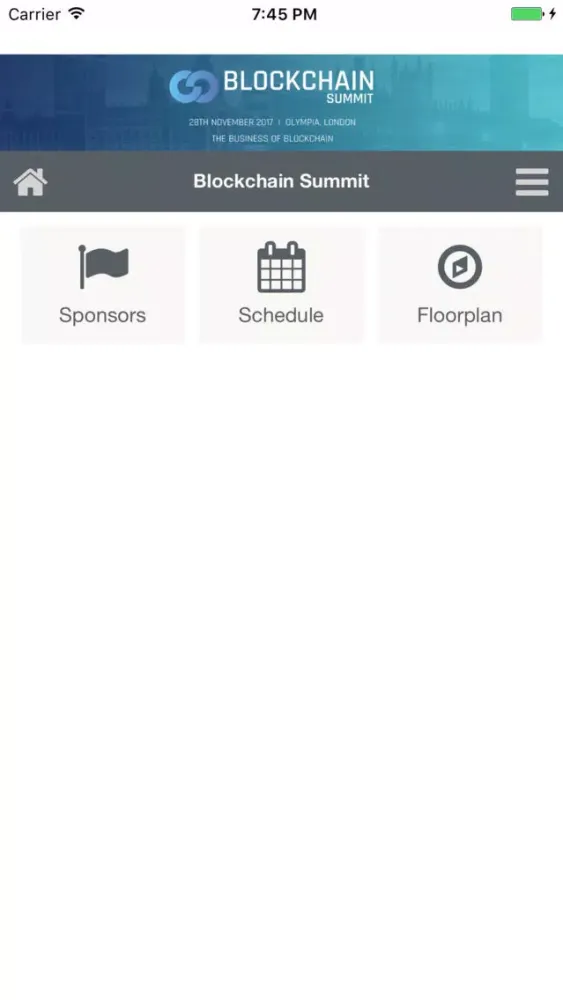 Screenshot di Blockchain Summit