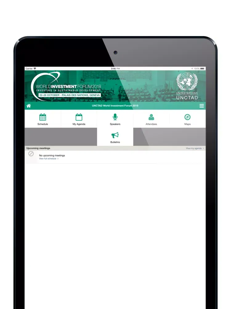 Capturas de pantalla de World Investment Forum 2018 iPad 