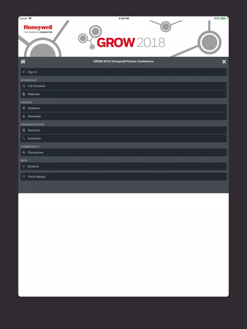 GROW 2018 iPad  Screenshots
