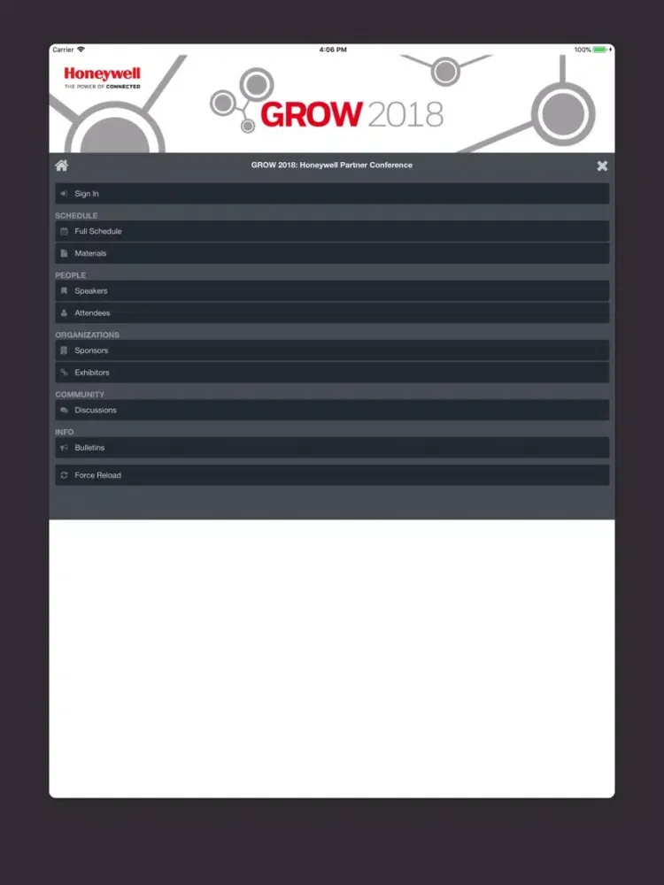 Tangkapan skrin GROW 2018 iPad 
