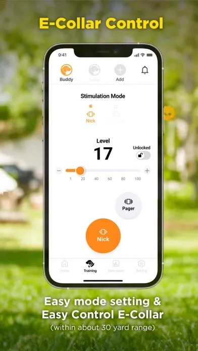 Captures d'écran de DOGTRA SMART NOBARK