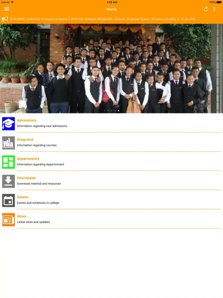 ICHM Nepal iPad 應用截圖