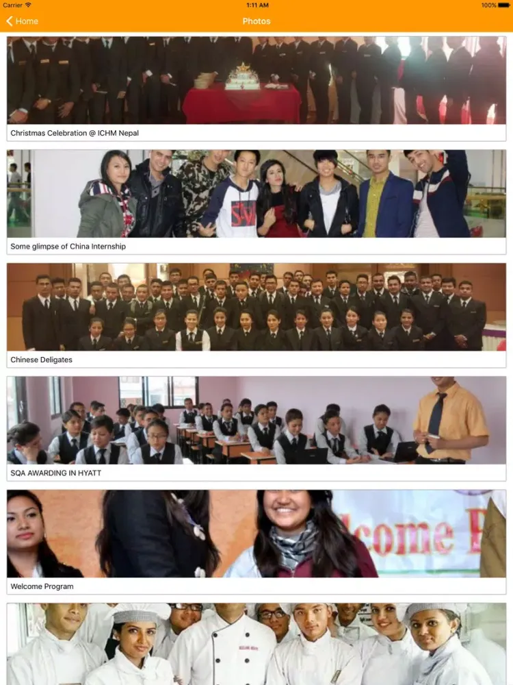 ICHM Nepal iPad 應用截圖