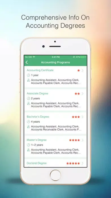 Tangkapan layar Accounting Schools and Careers