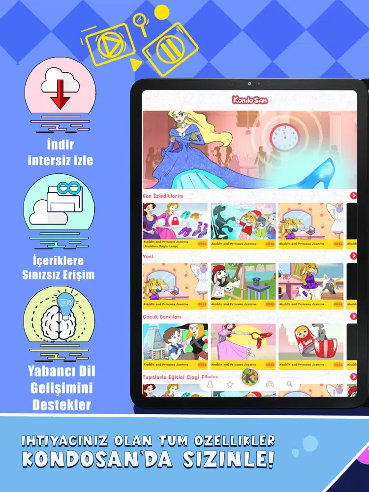 Capturas de pantalla de KondoSan TV iPad 