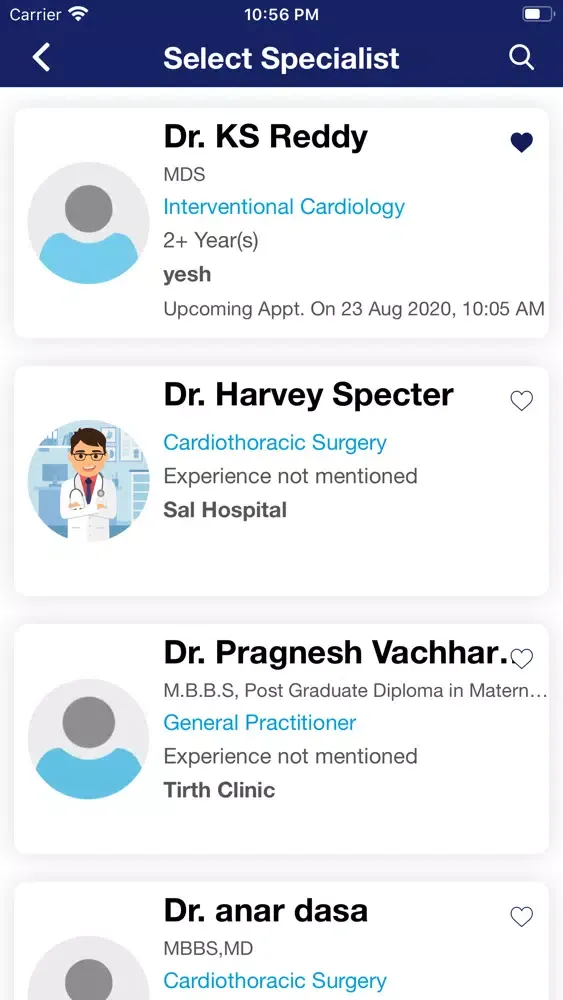 Capturas de pantalla de DHS Patient App