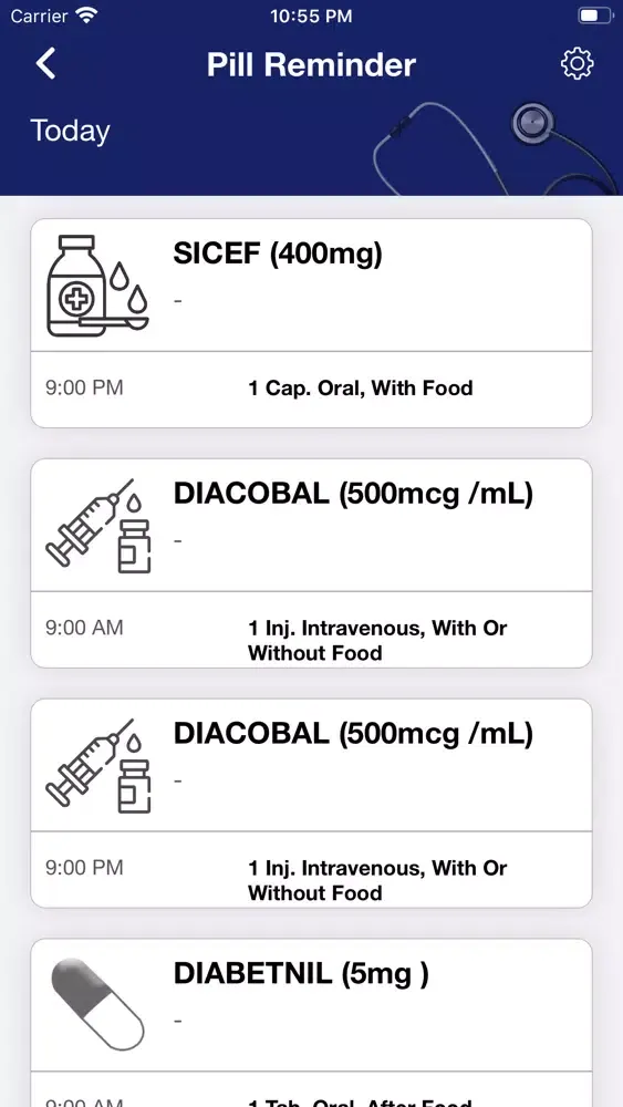 Capturas de pantalla de DHS Patient App