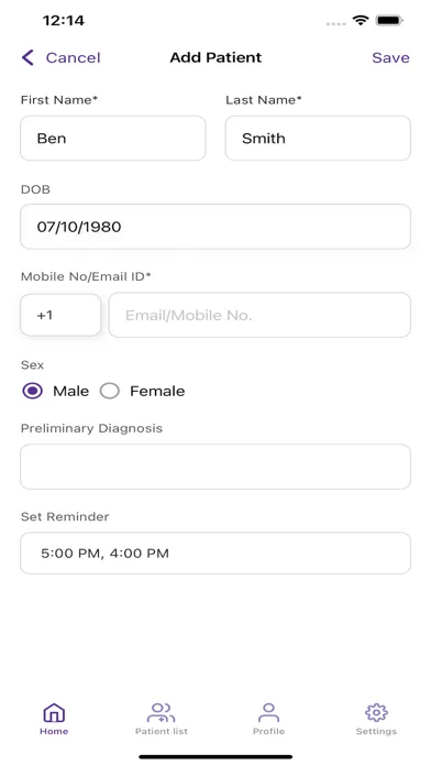 MSI PatientConnect Screenshots