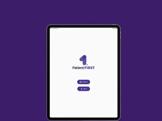 Capturas de pantalla de Patient First.AI Physician iPad 