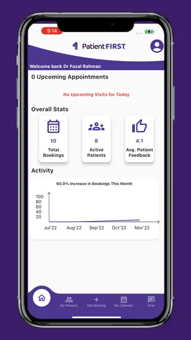 Capturas de pantalla de Patient First.AI Physician