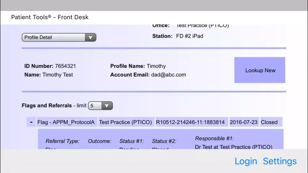 PTI Front Desk スクリーンショット