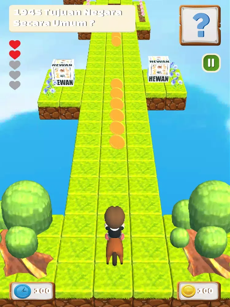 Tangkapan layar Kubikos Jump iPad 