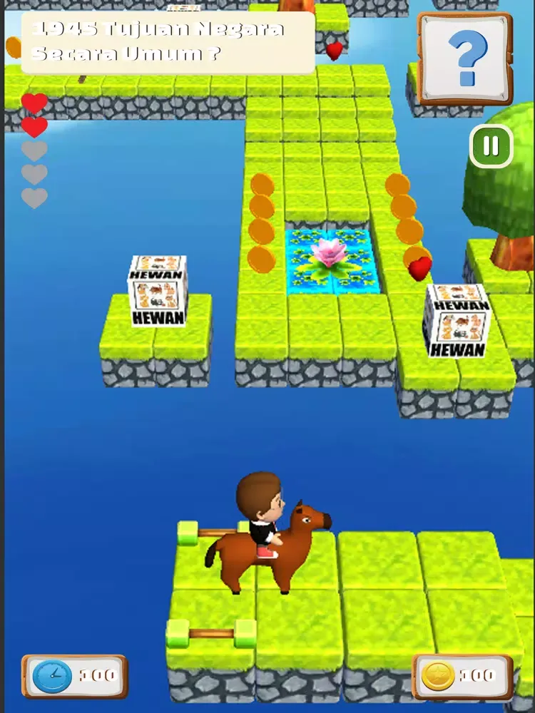 Tangkapan layar Kubikos Jump iPad 